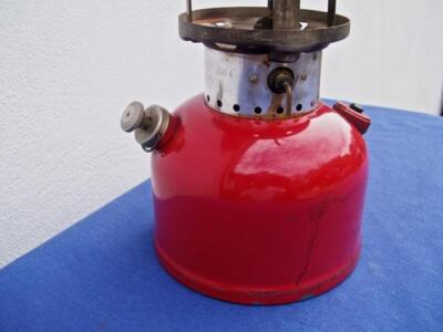 VINTAGE COLEMAN RED LANTERN 200A195 WITH BOX & ACCESSORIES DATED 6