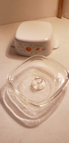Vintage Corning Ware 1.5 Liter Wildflower Casserole Dish with Lid A-1 1/2-B - Picture 4 of 8