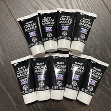 Lot Of 9 Halloween Rubies Black Cream Makeup 1oz Each - Made in the USA