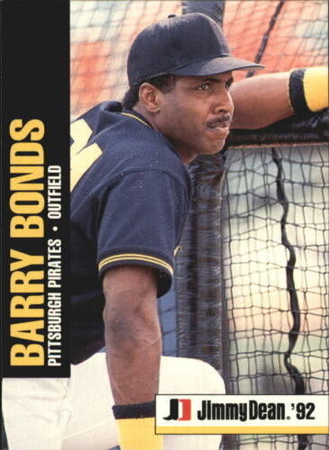 1992 Jimmy Dean #2 Barry Bonds   - Picture 1 of 2