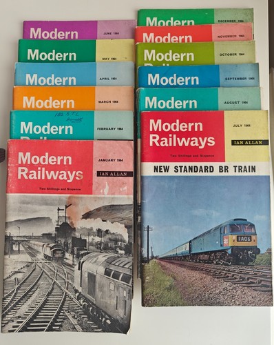 Modern Railways Magazine 1962, 1963, 1964 (x3 full sets) and partial 1961