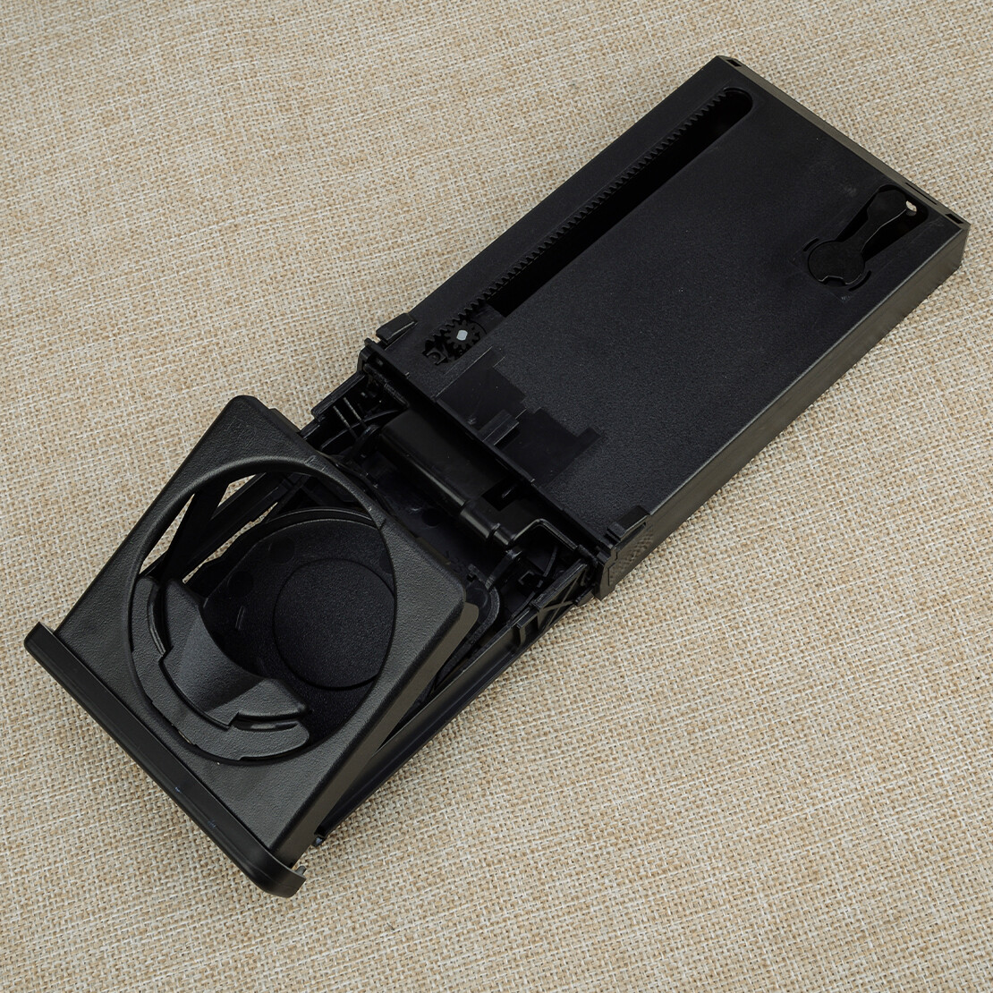 Support Porte-Gobelet Voiture ABS Noir Mat - Compatible Audi A4 B6 B7 2001-2008, Conduite Gauche/Droite