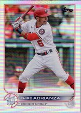 2022 Topps Update Rainbow Foil #US269 Ehire Adrianza Washington Nationals