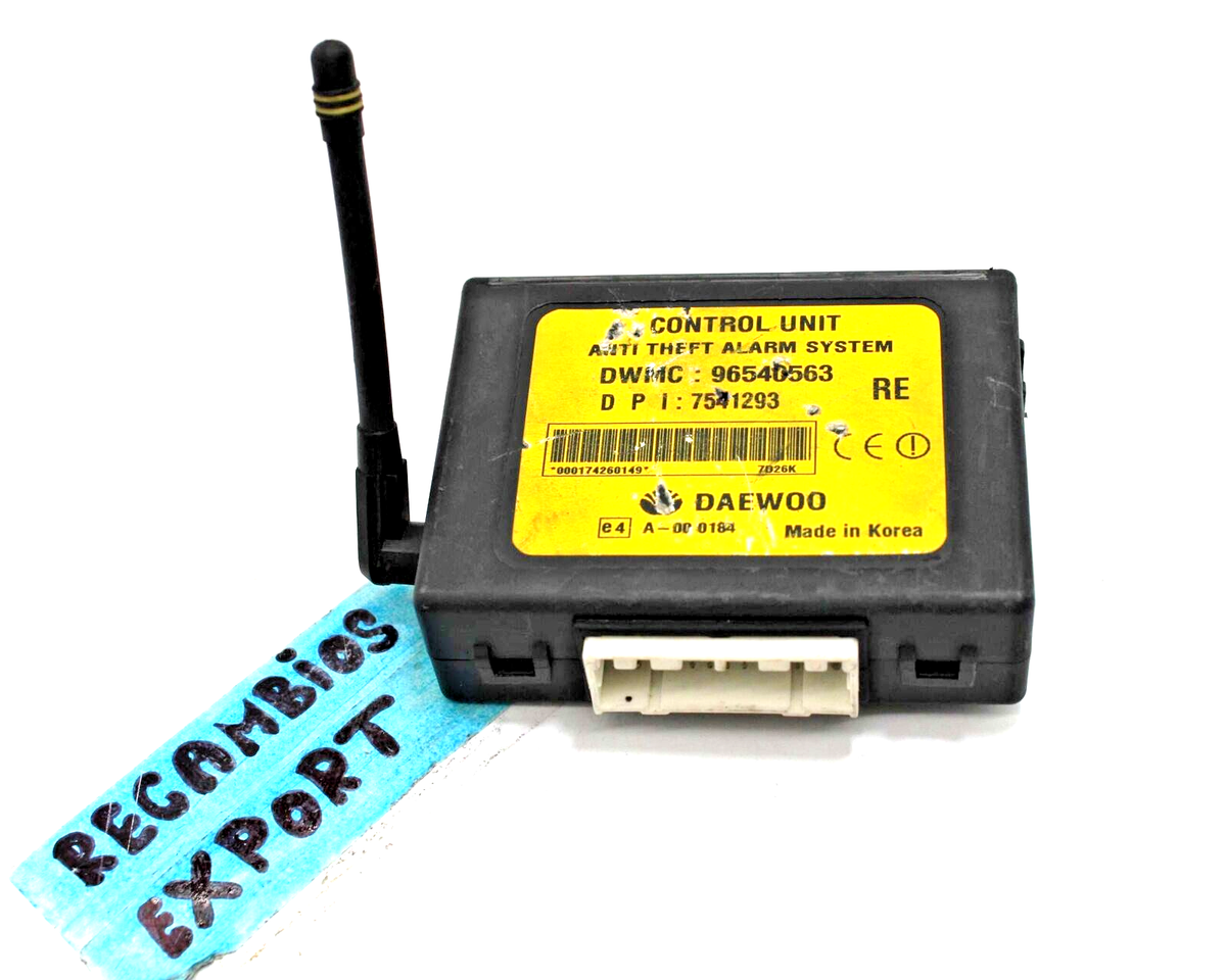 Alarm Control Module Chevrolet Kalos Daewoo 96540563 7541293 | eBay