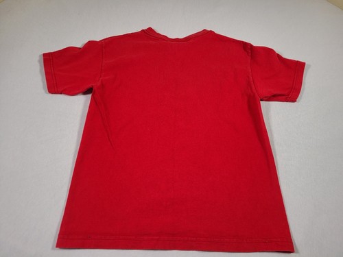 VINTAGE DISNEY MICKEY MOUSE Shirt Kids Small Sz 6 Red 80s Cartoon USA Made - Picture 2 of 14