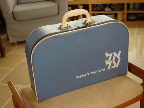 Rare vintage EL AL אל על Israel Airlines air crew suitcase - Afbeelding 6 van 12