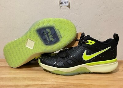 Nike Air Zoom Diamond Elite Volt/Black Turf Baseball Shoes Men's