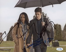 Grant Gustin Candice Patton Flash Autographed Signed 8x10 Photo ACOA 