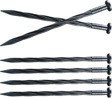 6/30 Pc Spiral Landscape Anchoring Spikes 8 Inch Landscaping Fabric Edging Stake