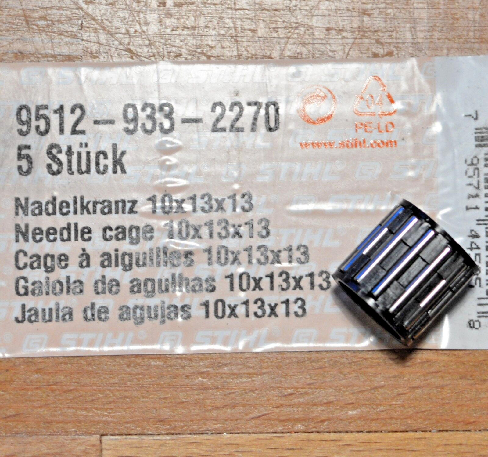 Genuine Stihl Clutch Bearing MS200T MS201T MS151T MS150T MS192T 9512 933 2270