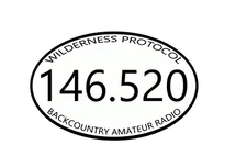 Ham Radio Wilderness Protocol Sticker 2x3" Vinyl
