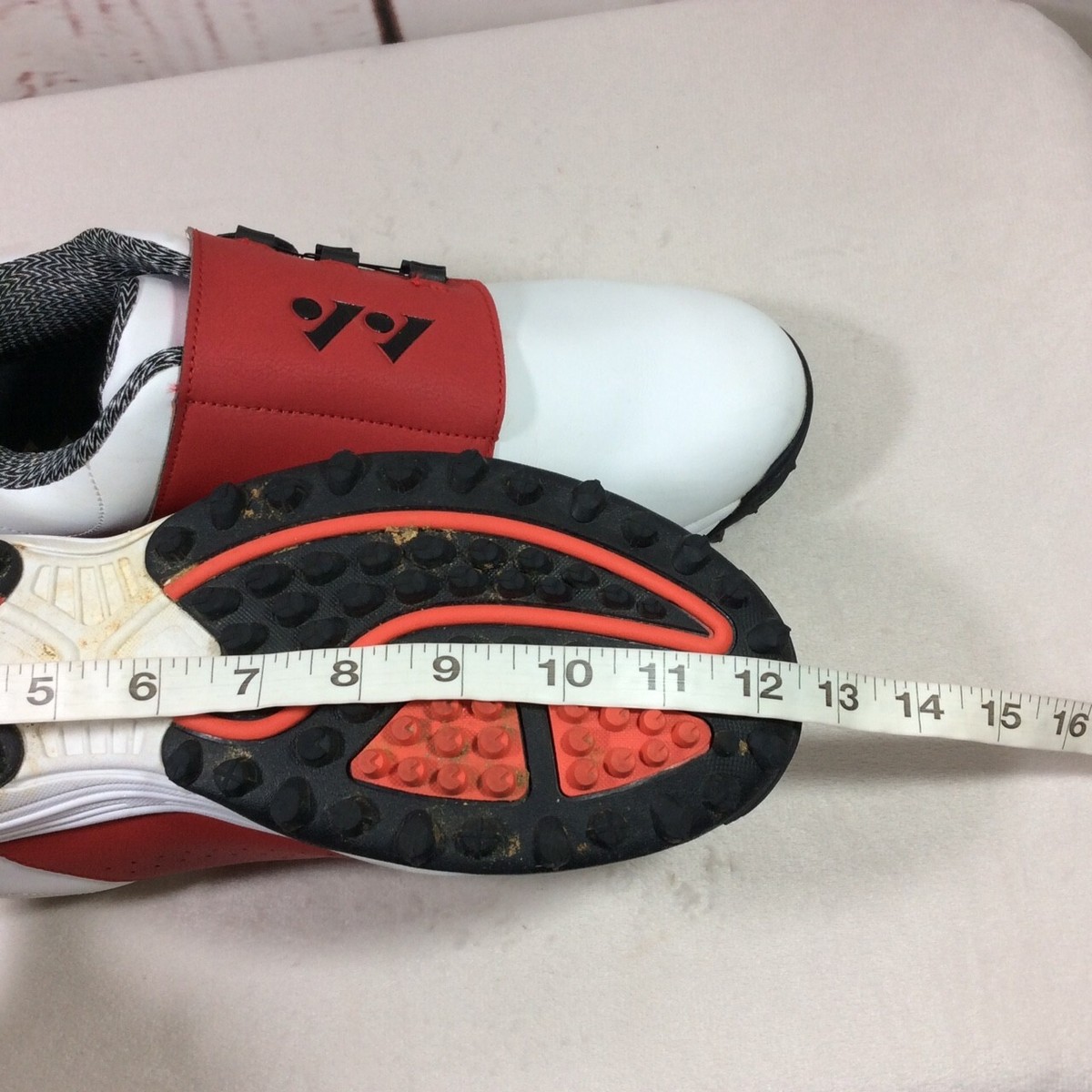 Lefus Golf Shoes Mens EU 45 US 11.5 White Crank Lace Waterproof Non Slip Comfort Elpaso - White – Duca del Cosma US main image 3