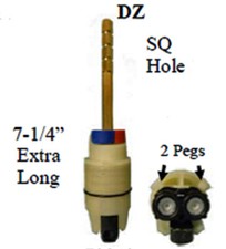 Import Cartridge 7-1/4" Extra Long Sq Broach
