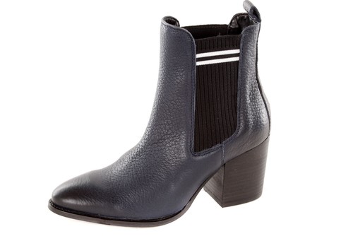 Tommy Hilfiger Donna Calzino Metà Tacco Chelsea Stivale Stivaletti Blu #8