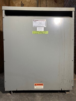 225kVA Pri 480V Sec 208/120V 3PH Indoor Transformer GE 9T23B3877