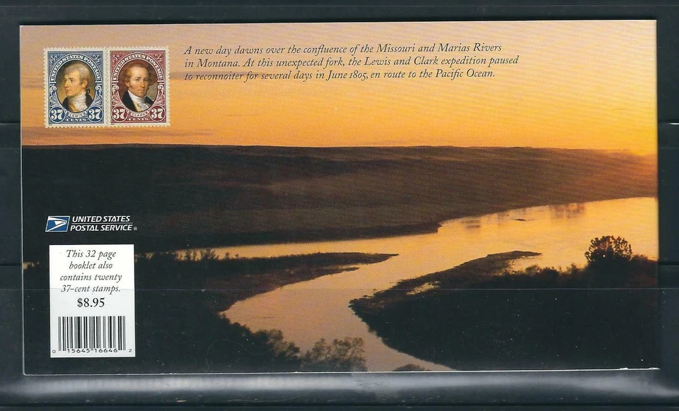 US SC # BK297 Lewis & Clark , Prestige Booklet. Complete Booklet. MNH - Image 2 of 2