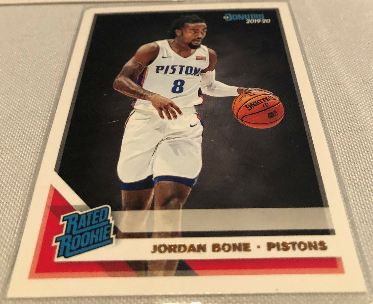 2019-20 Donruss Basketball Jordan Bone Detroit Pistons rookie card