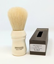 Zenith Pro Boar Brush w/ White Resin Handle. 28 x 57mm Knot. B39