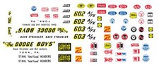 Dave Strickler "The Dodge Boys" NHRA Drag 1/64th HO Scale Slot Car Decals