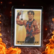 2024 Skybox Marvel Masterpieces '92 Platinum Wonder Man Canvas #93