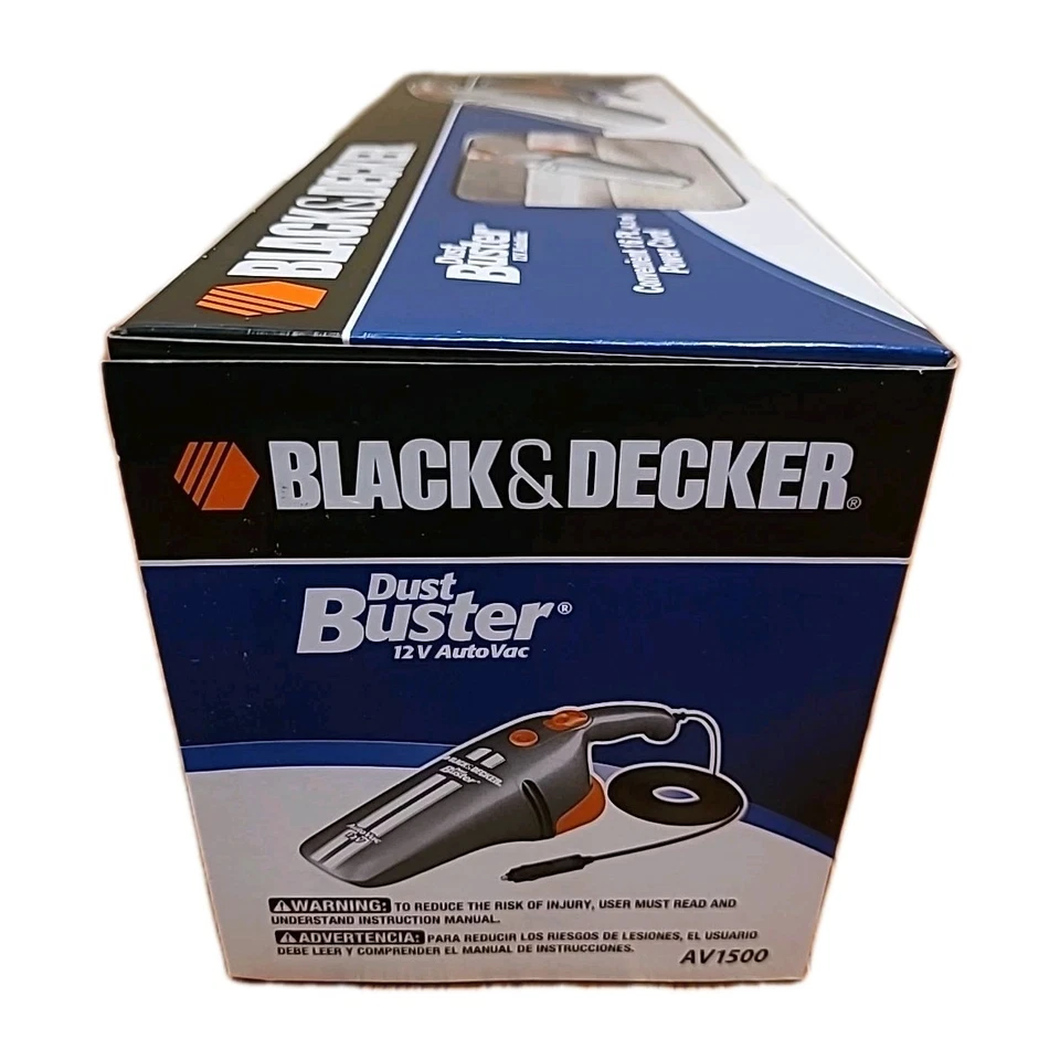 NOS Black & Decker AV1500 12V DustBuster Car Auto Vacuum Brand NEW Sealed - Image 4 of 4