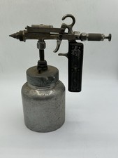 Antique Devilbiss Aeron Type M Paint Spray Gun Vintage Metal Cup Untested