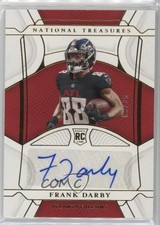 2021 Panini National Treasures Rookie Signatures Gold 9/25 Frank Darby Auto 3d7