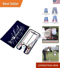 Genuine Putting Alignment Mirror - Top Golf Training Aid for Rapid Improvement