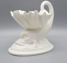 Vintage Royal Worcester Fish Clam Shell Dish Bowl Coastal Ocean Beach Nautical 