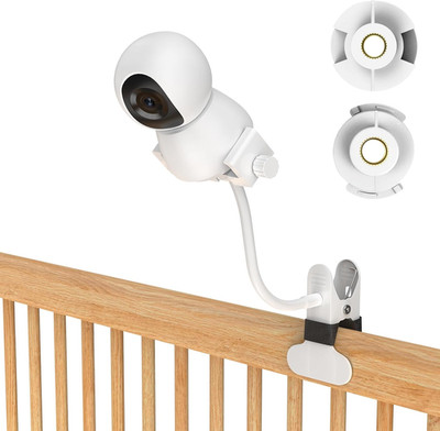 Universal Baby Monitor Mount 2026 Upgraded - Adjustable Gooseneck Flex Stand for
