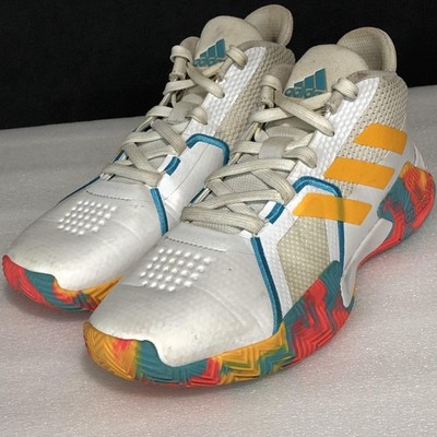 Adidas Court Vision 2.0 Mens 7 Shoes Rainbow Sole Basketball Sneakers FZ1375