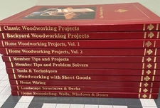 Lot Of 11 Handyman Club of America Hardcover Books DIY Woodworking Home Remodel