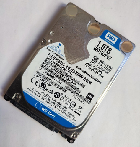 1 TB SATA Western Digital WD10JPVX-60JC3T0 5400rpm 8MB HDD 2.5" Festplatte
