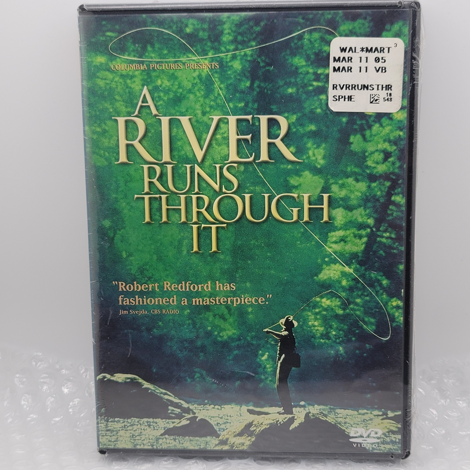 A River Runs Through It DVD 1992 Brad Pitt Robert Redford Movie Sealed New