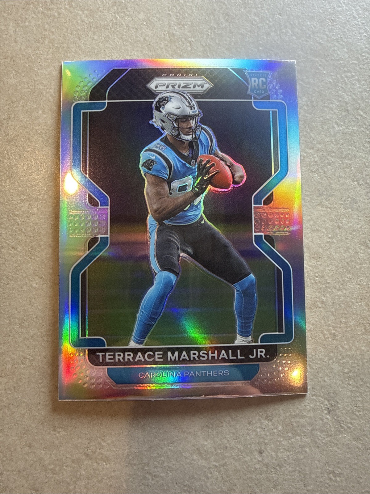 2021 Panini Prizm - Rookie Terrace Marshall Jr. #348 SiLVER PRIZM (RC)