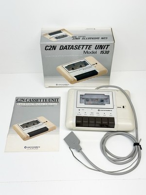 Commodore 1530 Datassette Unit C2N 64 128 VIC 20 (w Box & Manual) 8bit 162