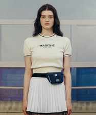 MARITH  MOUVEMENT W Logo Knit Ivory