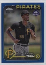 2024 Topps Pro Debut Chrome Blue Refractor /150 Carlson Reed #PDC-193 1f5h