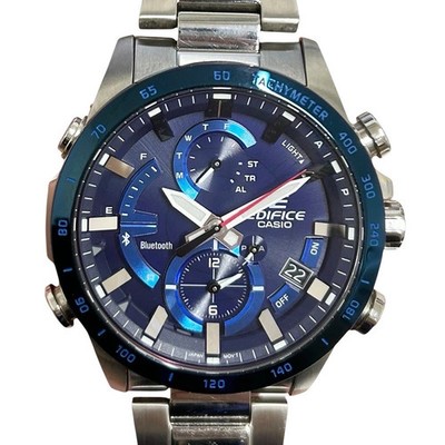 Casio EQB-900DB-2AJF Edifice Smartphone Link Watch Radio Solar Used