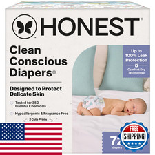 The Honest Company Clean Conscious Diapers For Delicate Skin Up To 100