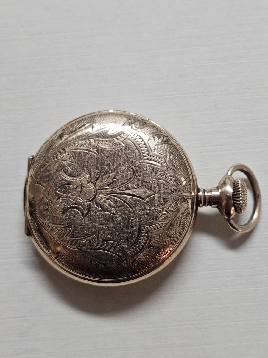United States Watch Co Pocket Watch w/ B&B Royal Watch Case Gold Filled View 5