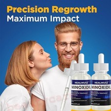 Minoxidil 5 Extra Strength Men 2 Month Supply Hair Regrowth Solution Treatment