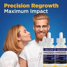 Minoxidil 5% Extra Strength Men 2 Month Supply Hair Regrowth Solution Treatment