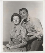 "THE RED PONY"-ORIGINAL PHOTO-MYRNA LOY-ROBERT MITCHUM-ROMAN FREULICH STAMP-#195