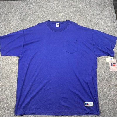 Dead Stock Vintage Russell Athletic T Shirt XXL Purple Made in USA