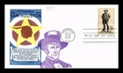 US COVER SAM HOUSTON FIRST DAY ISSUE SCOTT 1242 JACKSON OVERSEAS MAILER