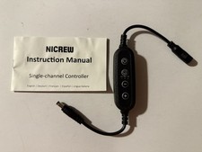 NICREW Aquarium Light Timer Dimmer, Easy to Program Fish Tank Light Controller