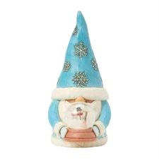Jim Shore HOLIDAY GNOME WITH MINI GLOBE FIGURINE-SNOW GLOBE DREAMS 6017288