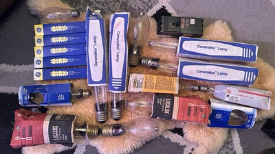 #ad #ad Philips GE and Venture Industrial High Intensity Light Bulb Lot with Breakers. $350.00