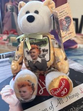 I Love Lucy Ty Beanie Baby Bear with Tags